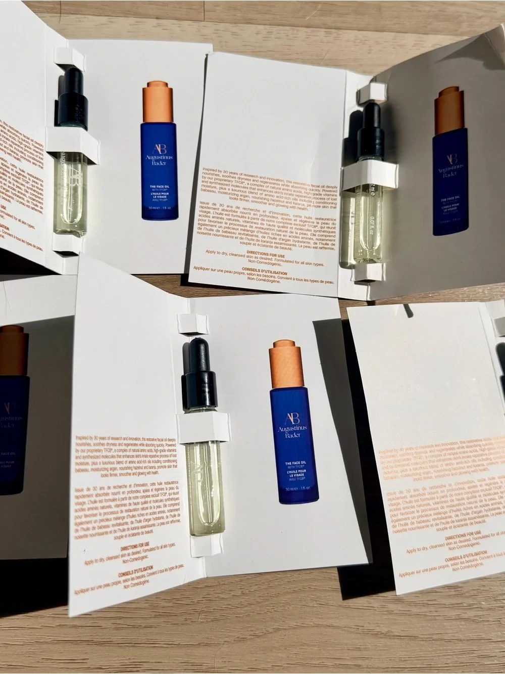 AB face oil - 5 minis /pack worth over $100!